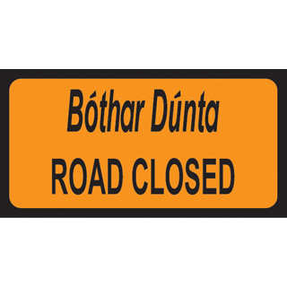 Road Closed Add-on Plate